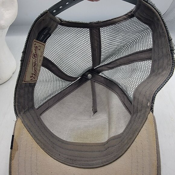 Goorin Bros Silver Fox Adults Gray The Farm Trucker Hat Adjustable Mesh Back - Picture 8 of 9